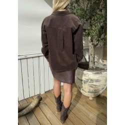 Gala Ls Lo Shirt- Seal Brown