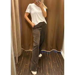 Gala mw re Wide Pants- Seal brown