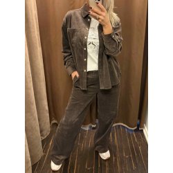 Gala mw re Wide Pants- Seal brown