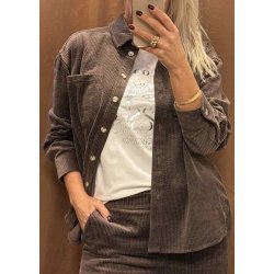 Gala Ls Lo Shirt- Seal Brown