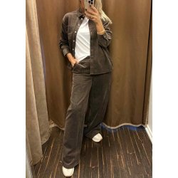 Gala Ls Lo Shirt- Seal Brown