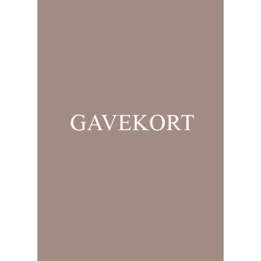 GAVEKORT 800 kr.