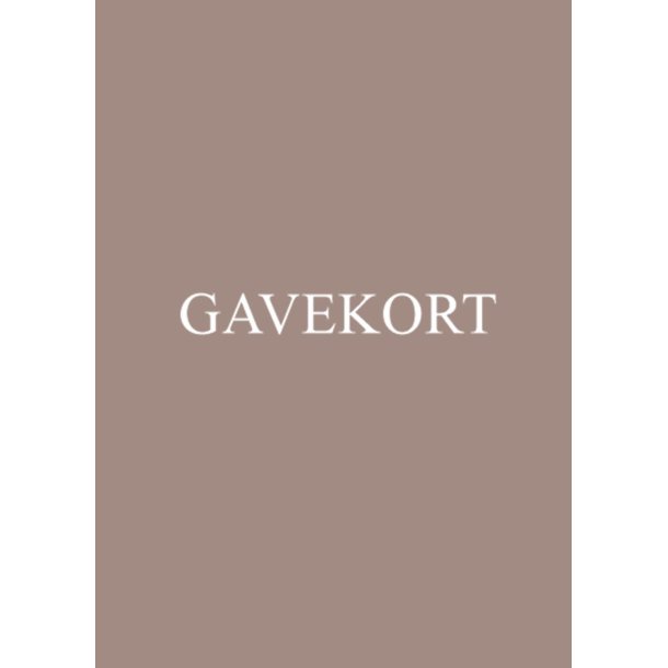 GAVEKORT 300 kr.