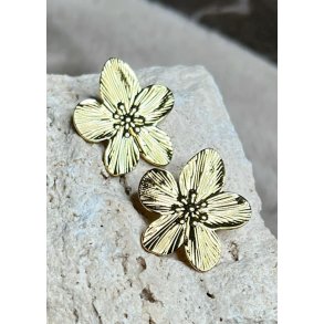 Golden Bloom Earring-Gold
