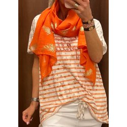 Golden Scarf- orange