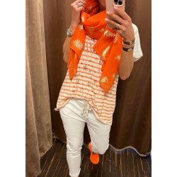 Golden Scarf- orange