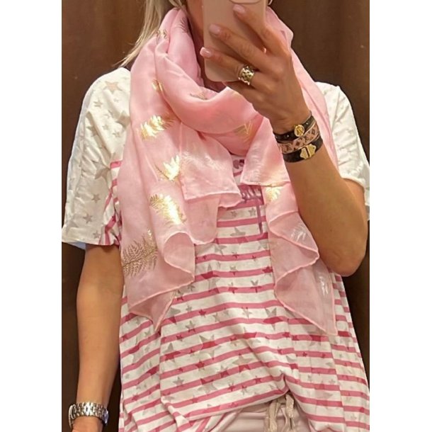 Golden Scarf- Rose