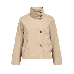 Gro Re Short Jacket-Desert taupe