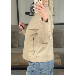 Gro Re Short Jacket-Desert taupe