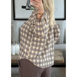 Hallie Check Shirt-Check