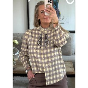 Hallie Check Shirt-Check