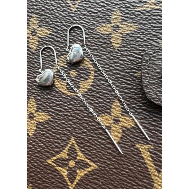 Heart Earring- Silver