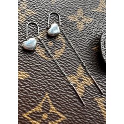 Heart Earring- Silver