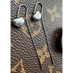 Heart Earring- Silver