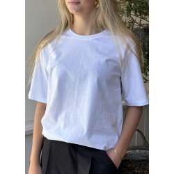 Heda Loose T-shirt- White black