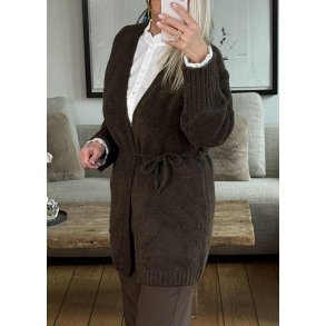 Hemma  Cardigan- Mocha Brown