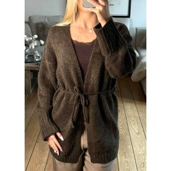 Hemma  Cardigan- Mocha Brown