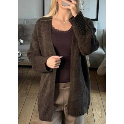 Hemma  Cardigan- Mocha Brown