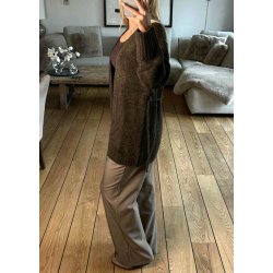 Hemma  Cardigan- Mocha Brown