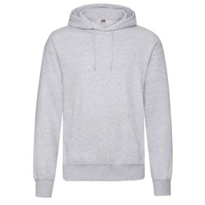 Classic Hooded Sweat-Heather Grey