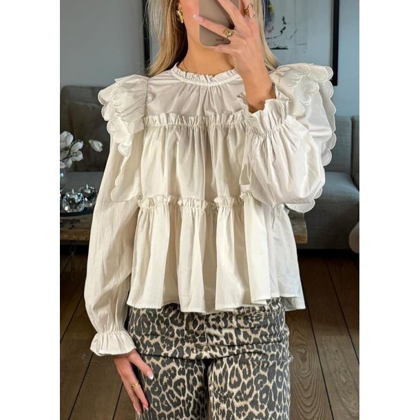 Hope L/S Top Div- White Sand