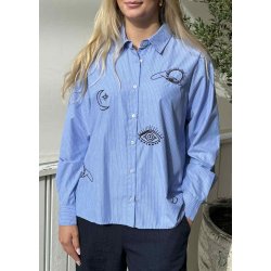 Ibisa Shirt- Stripe brown