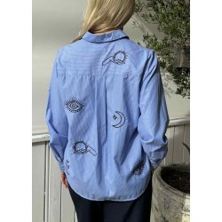 Ibisa Shirt- Stripe brown