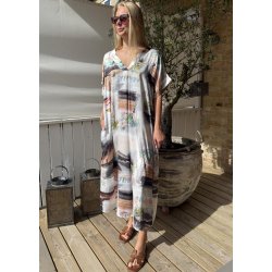 Ibiza Loose Pocket Dress- Black