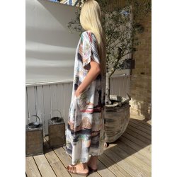Ibiza Loose Pocket Dress- Black