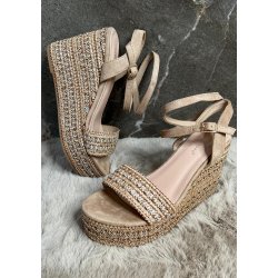Ideal Wedges 5527- Khaki