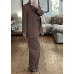 Inela l/s Lo Blazer-Cocoa Brown