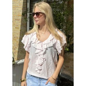 Ines Fringles Blouse- Rose