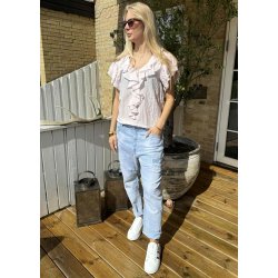 Ines Fringles Blouse- Rose