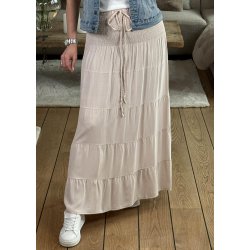 Iris Skirt Dress- Beige