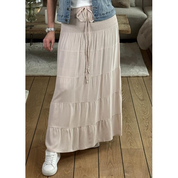 Iris Skirt Dress- Beige