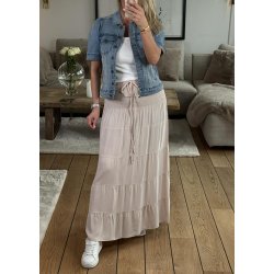 Iris Skirt Dress- Beige