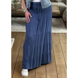 Iris Skirt Dress- Denim Blue