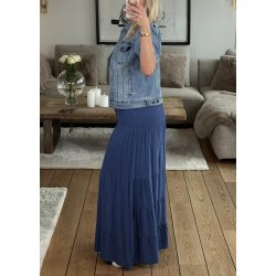 Iris Skirt Dress- Denim Blue