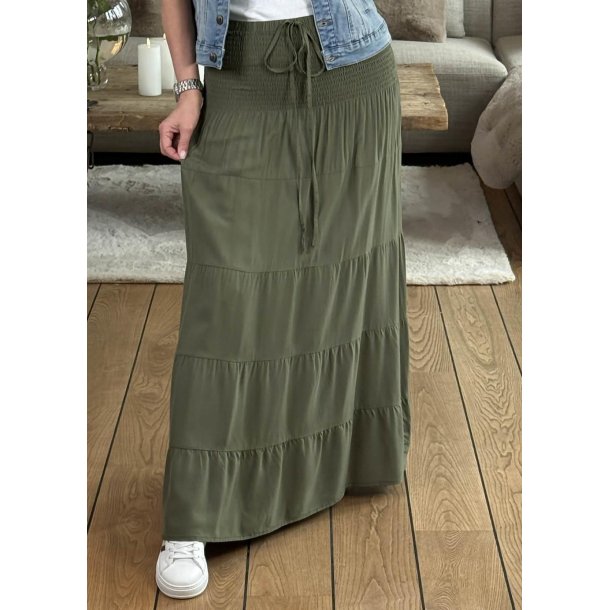 Iris Skirt Dress- Khaki