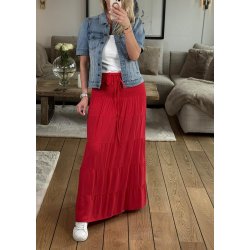 Iris Skirt Dress- Red