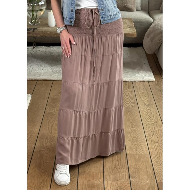 Iris Skirt Dress- Taupe