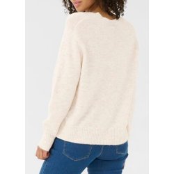 Iris V-neck Cardigan- Oatmeal Melange