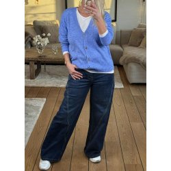 Iris V-neck Cardigan- Ultramarine