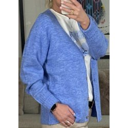 Iris V-neck Cardigan- Ultramarine