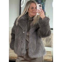 Isadora Hairy l/s Lo Coat- Magnet