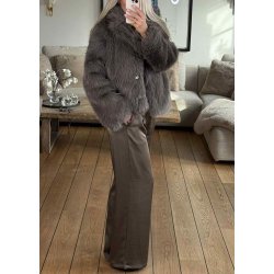 Isadora Hairy l/s Lo Coat- Magnet