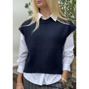 Itone S/L Knit Vest- Sky Capta