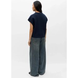 Itone S/L Knit Vest- Sky Capta
