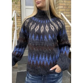 Jaade Diana Knit Pullover-Sky Captain combi