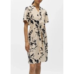 Jacira ss Shirt Dress- Sandshell bl
